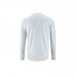T-shirt 100% katoen met lange mouwen 190 g/m2 SOL'S Imperial kleur wit achter aanzicht
