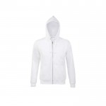 Heren sweatshirt van katoen en polyester 280 g/m2 SOL'S Spike kleur wit negende weergave