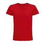 Biologisch katoenen shirts, 175 g/m2 in de kleur rood