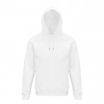 Eco sweatshirt met capuchon 280 g/m2 kleur wit