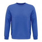 Sweatshirt met duurzaam logo 280 g/m2 kleur koningsblauw