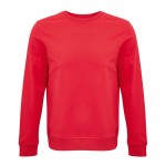 Sweatshirt met duurzaam logo 280 g/m2 kleur rood