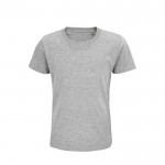 Kinder-T-shirts met ronde hals, 175 g/m2 in de kleur gemarmerd grijs