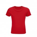 Kinder-T-shirts met ronde hals, 175 g/m2 in de kleur rood
