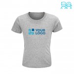 Eco T-shirts voor kinderen, 150 g/m2 weergave met jouw bedrukking