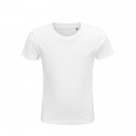 Eco T-shirts voor kinderen, 150 g/m2 in de kleur wit