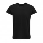 T-shirts met bedrijfslogo, 150 g/m2 in de kleur zwart