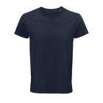 T-shirts met bedrijfslogo, 150 g/m2 in de kleur marineblauw