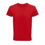 T-shirts met bedrijfslogo, 150 g/m2 in de kleur rood