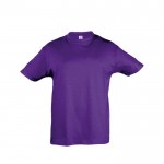 Kindershirt voor merchandising, 150 g/m2 in de kleur paars