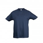 Kindershirt voor merchandising, 150 g/m2 in de kleur jeans blauw