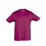 Kindershirt voor merchandising, 150 g/m2 in de kleur fuchsia
