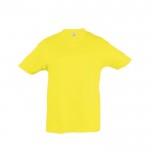 Kindershirt voor merchandising, 150 g/m2 in de kleur geel