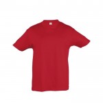 Kindershirt voor merchandising, 150 g/m2 in de kleur rood