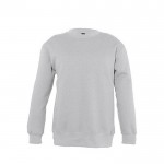 Bedrukte sweater voor kinderen, 280 g/m2 in de kleur gemarmerd grijs