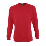 Bedrukte sweater met ronde hals, 280 g/m2 in de kleur rood