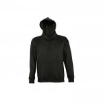 Fleece hoodie bedrukken met logo 320 g/m2 SOL'S Slam kleur zwart