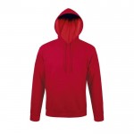 Bedrukte hoodies met voorzak, 280 g/m2 in de kleur rood