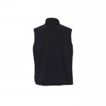 Polyester unisex fleece vest met rits 320 g/m2 SOL'S Norway kleur donkergrijs achter aanzicht