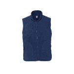 Polyester unisex fleece vest met rits 320 g/m2 SOL'S Norway kleur marineblauw