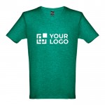 Goedkope katoenen T-shirts met logo weergave met jouw bedrukking