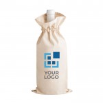 Katoenen tas bedrukt met logo weergave met jouw bedrukking