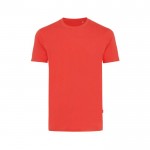 T-shirt van gerecycled en bio katoen 180 g/m2 Iqoniq Bryce kleur rood