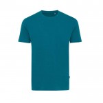 T-shirt van gerecycled en bio katoen 180 g/m2 Iqoniq Bryce kleur turkoois