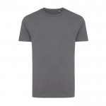 T-shirt van gerecycled en bio katoen 180 g/m2 Iqoniq Bryce kleur grijs
