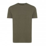 T-shirt van gerecycled en bio katoen 180 g/m2 Iqoniq Bryce kleur khaki