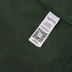 Sweater van gerecycled en bio katoen 340 g/m2 Iqoniq Jasper kleur donkergroen vijfde weergave