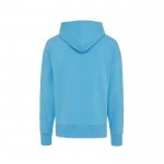 Relaxed fit sweatshirt van eco-katoen 340 g/m2 Iqoniq Yoho kleur cyaan blauw tweede weergave