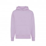 Relaxed fit sweatshirt van eco-katoen 340 g/m2 Iqoniq Yoho kleur lila