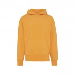 Relaxed fit sweatshirt van eco-katoen 340 g/m2 Iqoniq Yoho kleur oranje