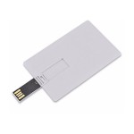 USB-kaart om te bedrukken met foto kleur wit