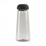Kegelvormige RPET-fles met Easy Grip-dop 575 ml kleur zwart