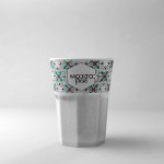 Recyclebare mojito beker van 430ml  kleur wit met logo