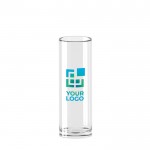 Licht BPA-vrij glas van 230ml weergave met jouw bedrukking