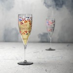 Herbruikbaar champagneglas van 160ml kleur doorzichtig luxe weergave