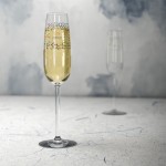 Elegant champagneglas met inhoud van 220ml kleur doorzichtig luxe weergave