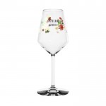 Elegant wijnglas met een inhoud van 370ml kleur doorzichtig met logo