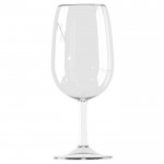 Elegant, tritan wijnglas van 255ml  kleur doorzichtig