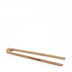 Bamboe serveertang als reclame item weergave met jouw bedrukking
