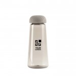 Kegelvormige RPET-fles met Easy Grip-dop 575 ml kleur grijs met afdrukgebied