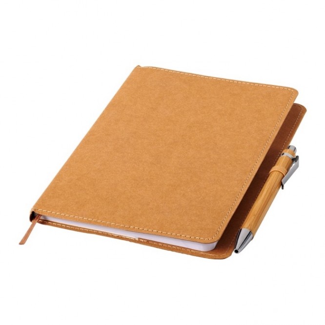 Watervast gepersonaliseerd notitieboek kleur bruin