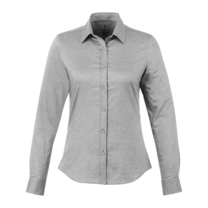 Katoenen dames blouse met opdruk, 142 g/m2