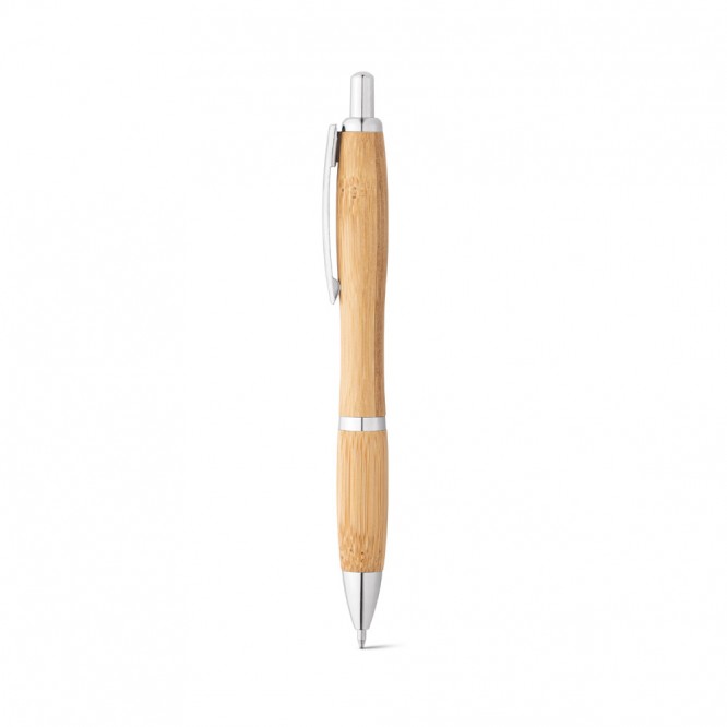 Bedrukte pennen van bamboe en metaal