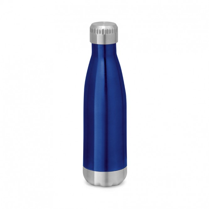Stijlvolle thermosflessen bedrukt met logo kleur koningsblauw