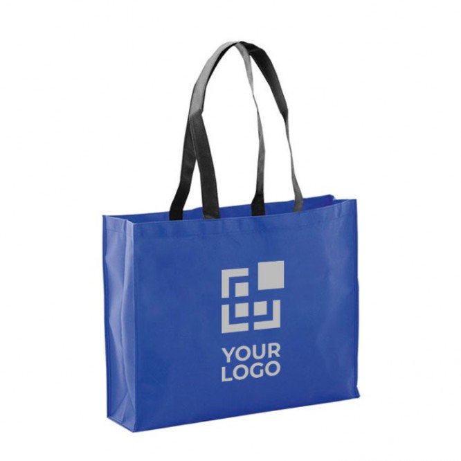 Sterke non-woven bedrukte tassen met logo weergave met jouw bedrukking
