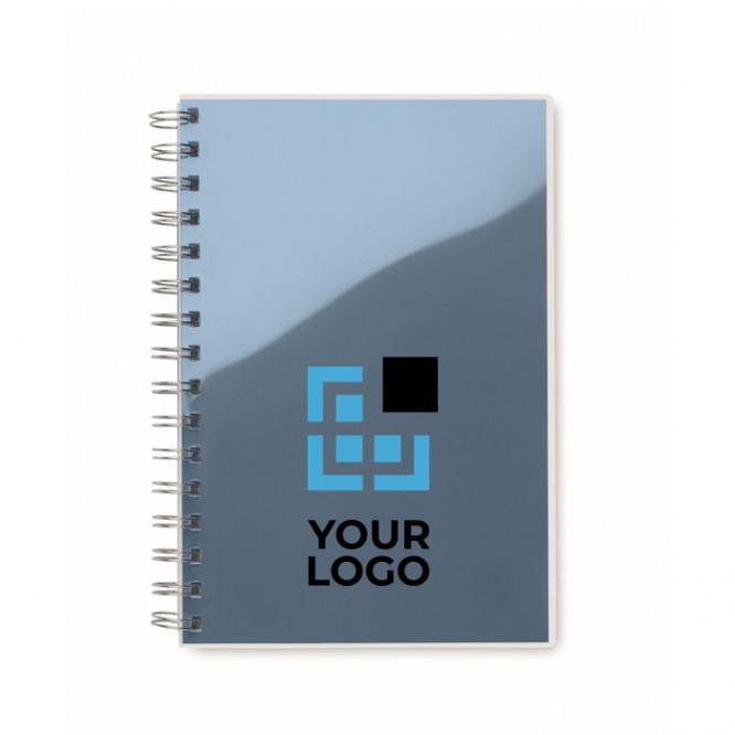 Duurzaam notitieboek bedrukt met logo